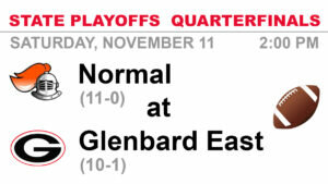 gbe normal football playoffs quarterfinals round 2023