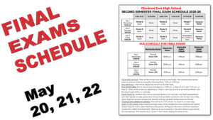 final exams semester 2 2026 10 30